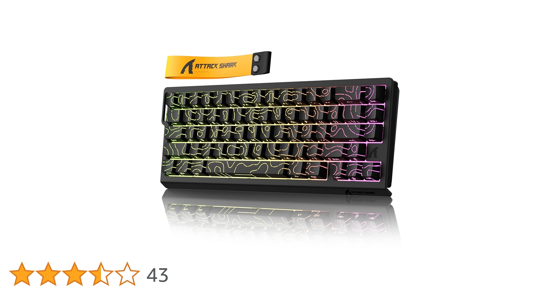 アタックシャークx68he X68 HE マグネティックキーボード: 0.01mm RT 精度、8000Hz